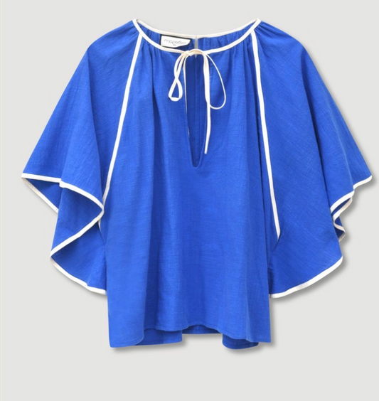 Lita Zephyr Top - Riviera blue