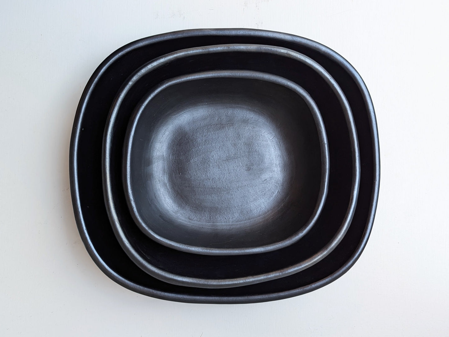 Black Pottery Square Oven Dish (size 2)