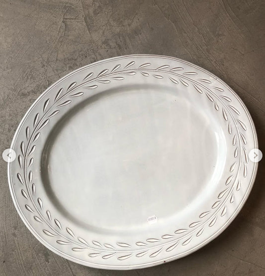 Corinne de Haas - Carved Oval Platter / Large