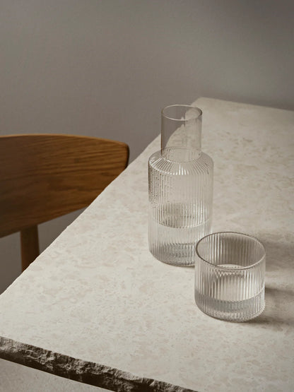 Ripple Small Carafe Set - Clear
