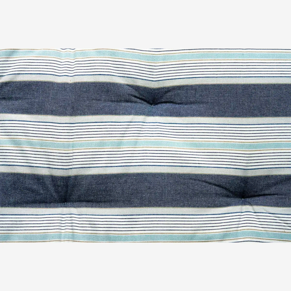 Cotton Mattress - Blue Stripe