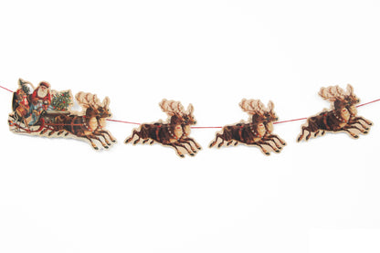 Santa’s Sleigh Garland