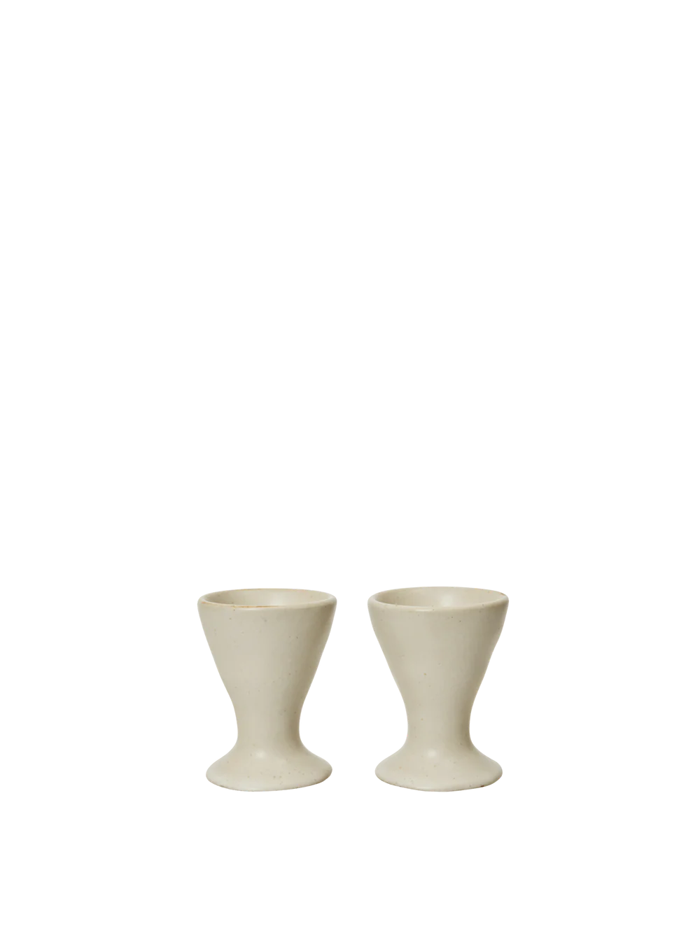 Flow Egg Cups - White Set of Two