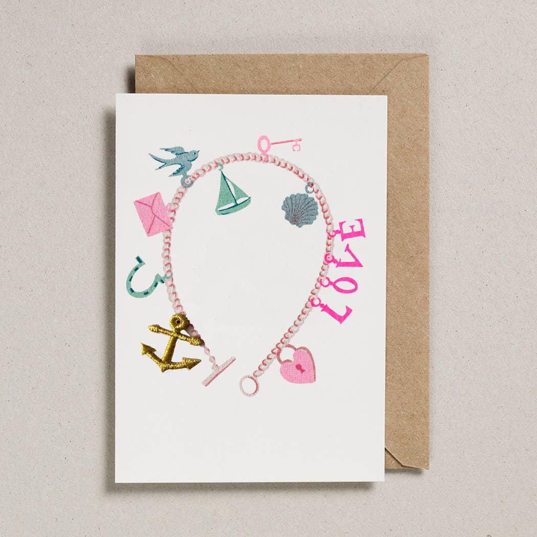 Valentines Card - Charms