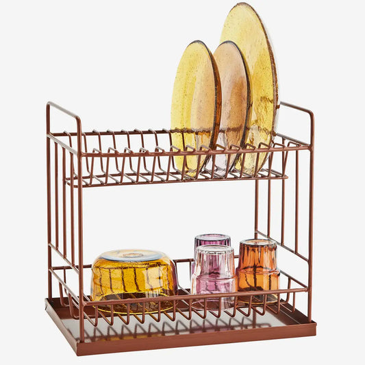 Iron Dish Rack - Rust