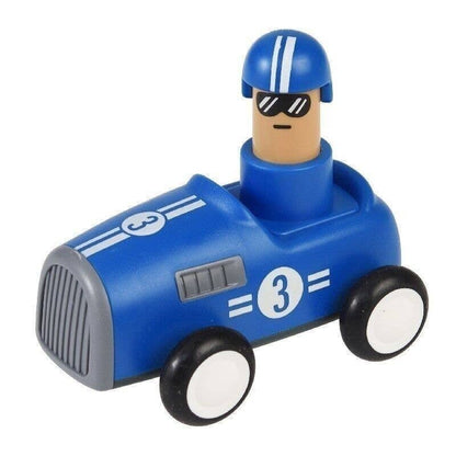 Push Down Action Racing Car - Blue