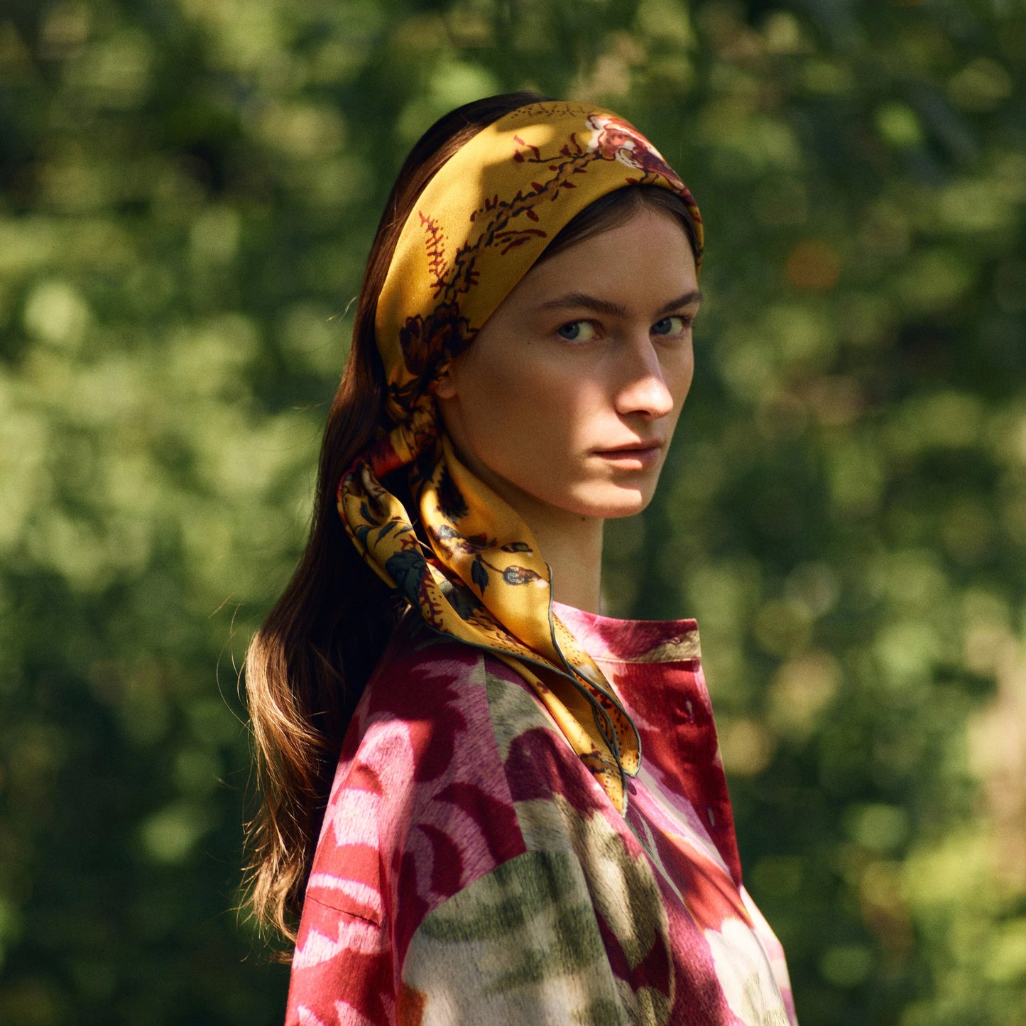 Elena Scarf - 100 % Silk Twill