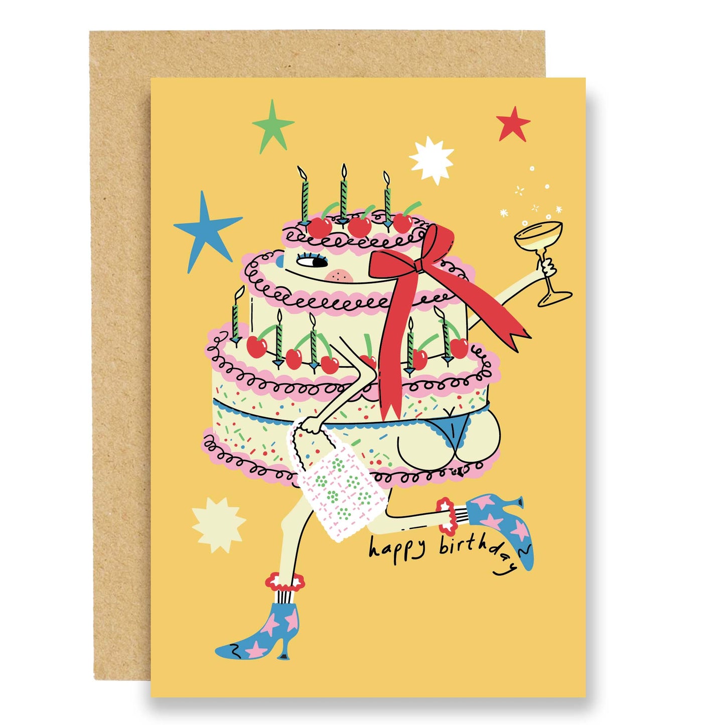Birthday Cake - Greeting Card