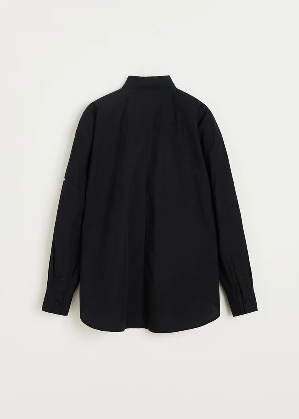 Oversized Shirt - Black Navy
