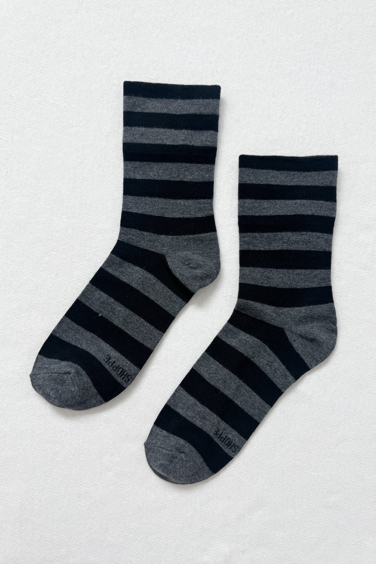 Wally Sock - Charcoal / Black