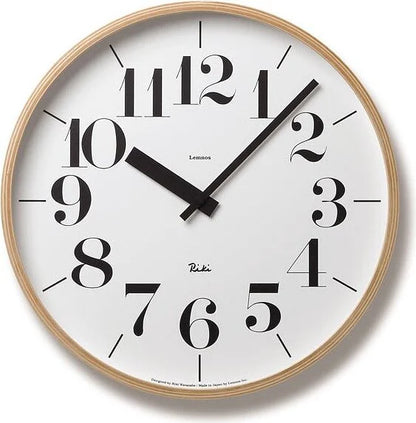 Riki Natural Wall Clock