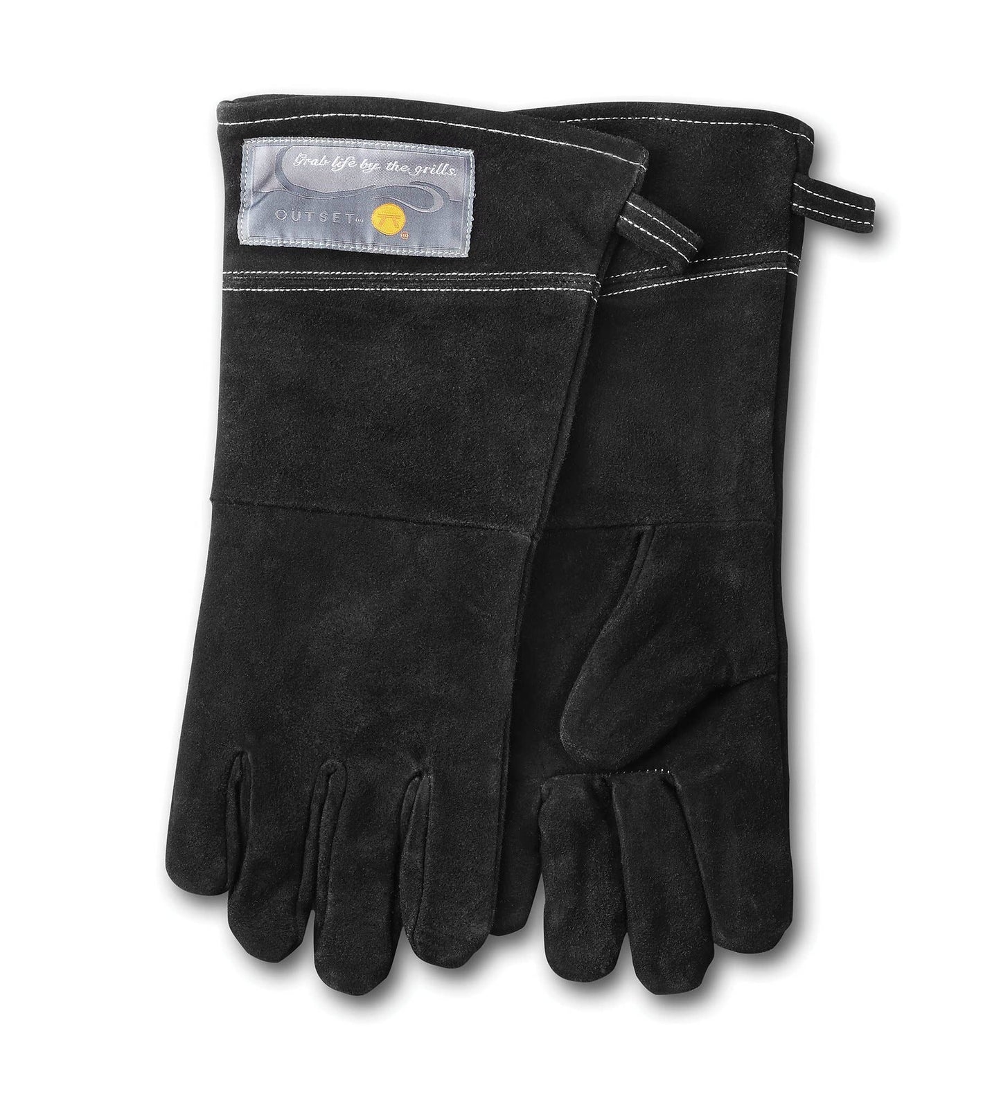 Leather Grill Gloves - Black