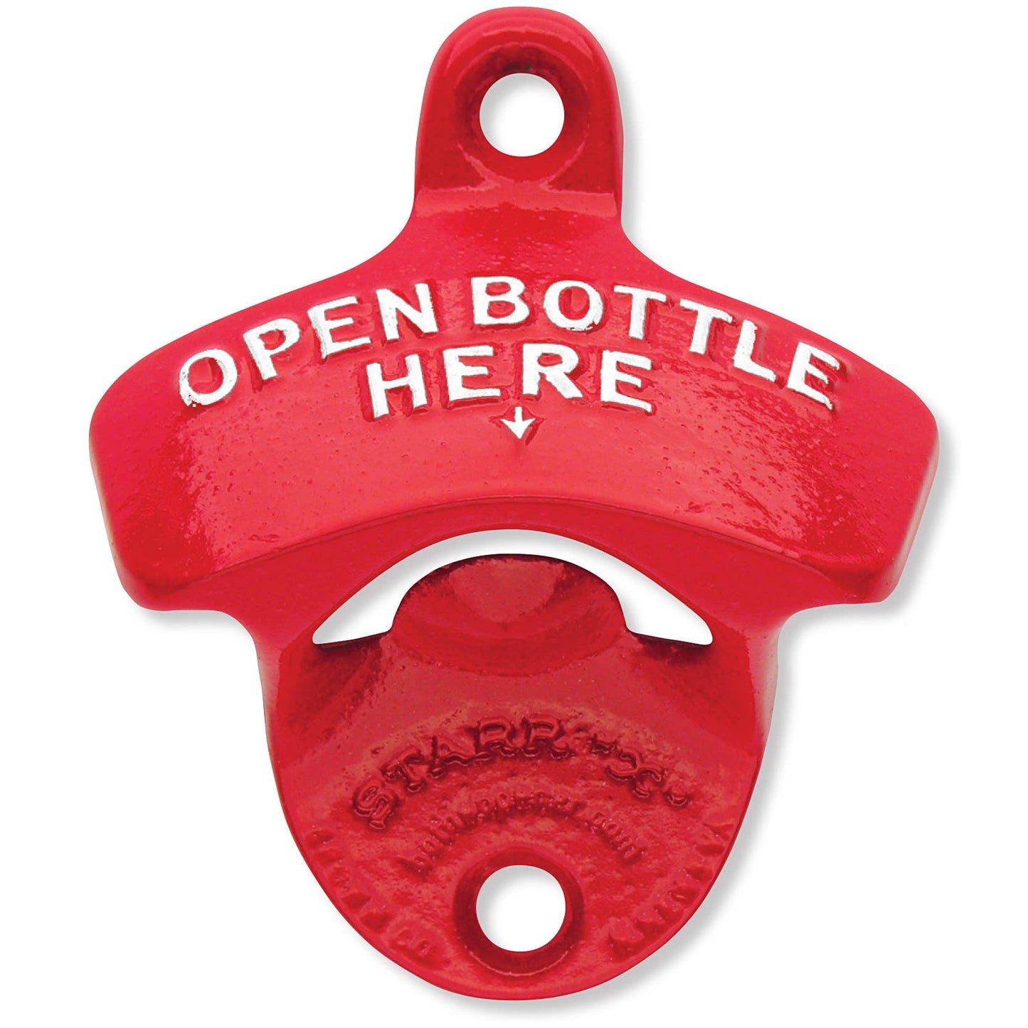Red Wall Mount Bottle Opener