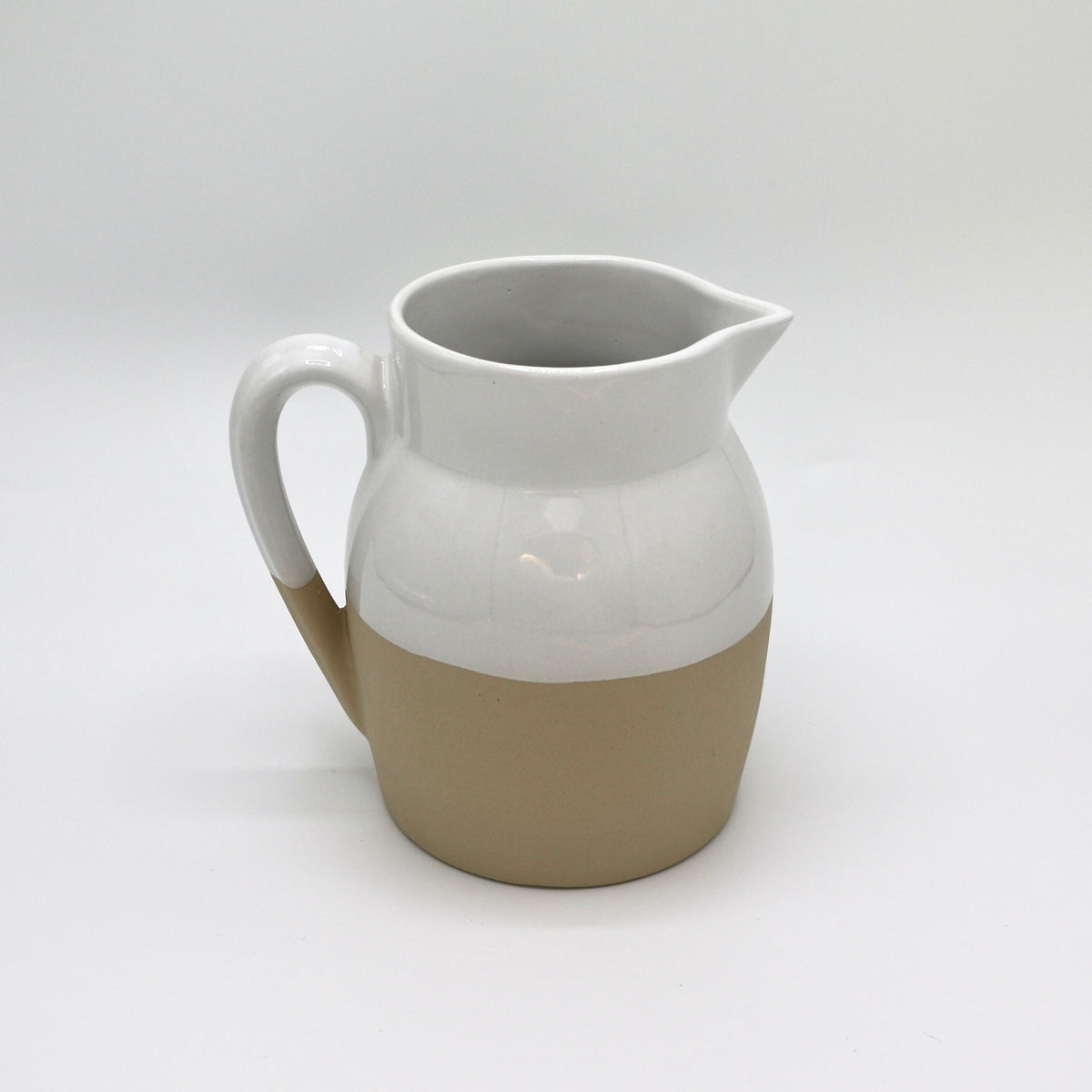 Digoin Dipped Jug - N.10 White