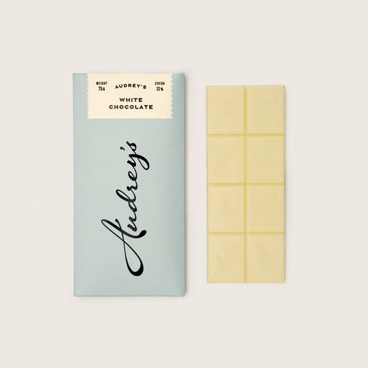 Audrey's White 31% Chocolate Bar