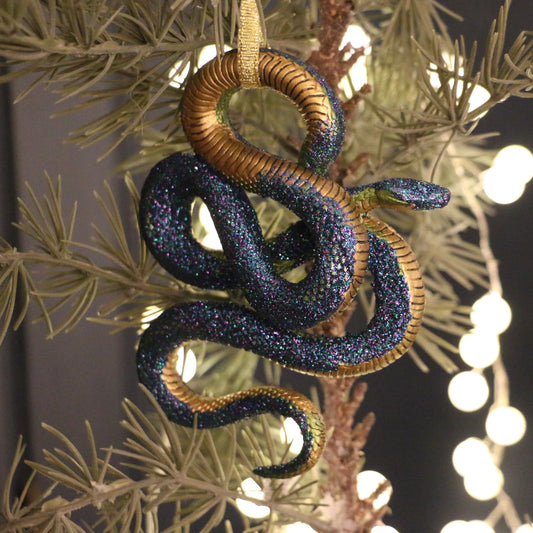 Glitter Snake Decoration
