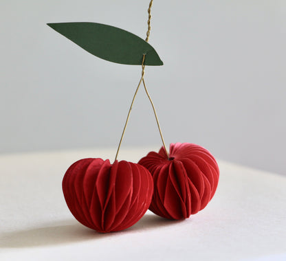 Cherry Honeycomb Decoration