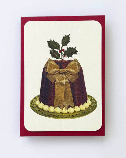Christmas Plum Puddings Mixed Set of 6 - Greeting Cards