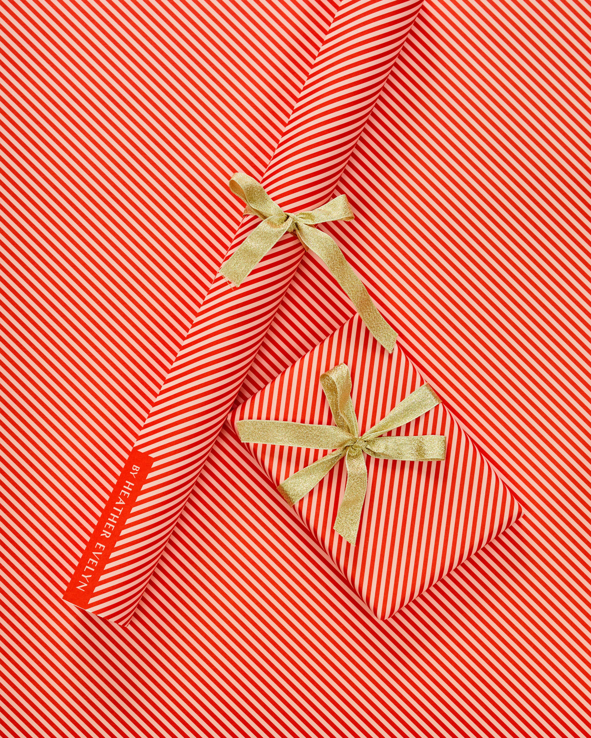 Stripe Pink & Red - Wrapping Paper