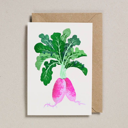 Grow Radish - Greeting Card