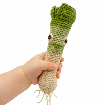 Crochet Rattle - Mr. Leek