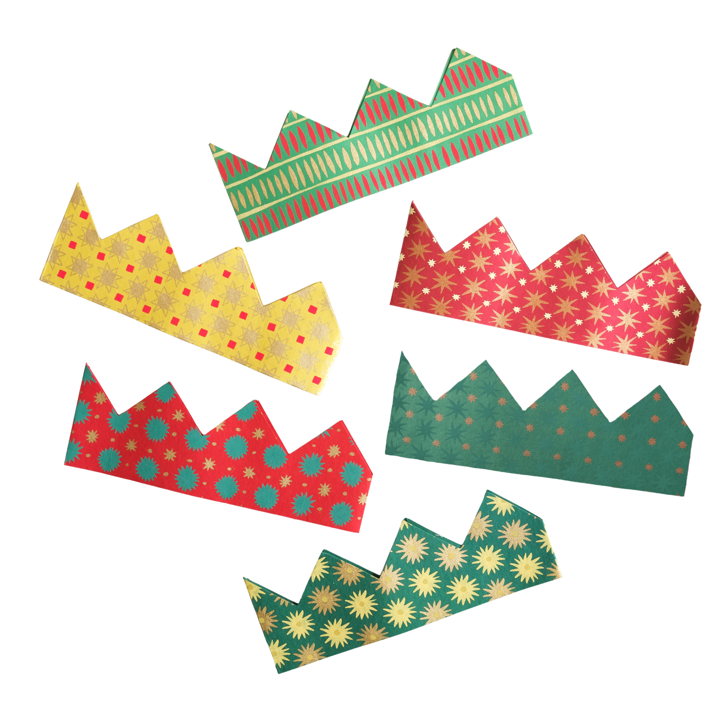 Festive Paper Crowns