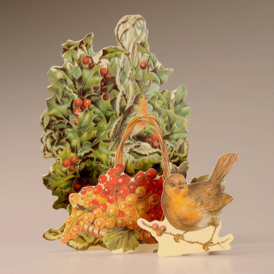 Robin & Holly - 3D Greetings Card