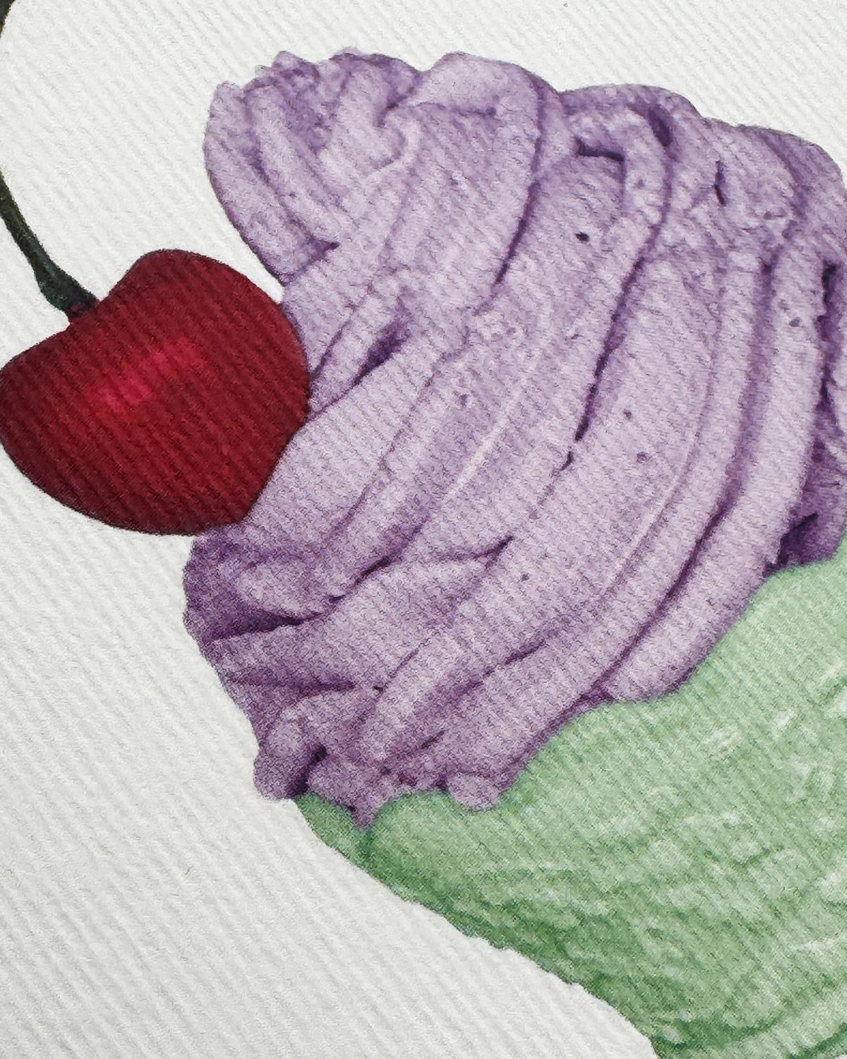 Lavender Chantilly Cream - Greeting Card