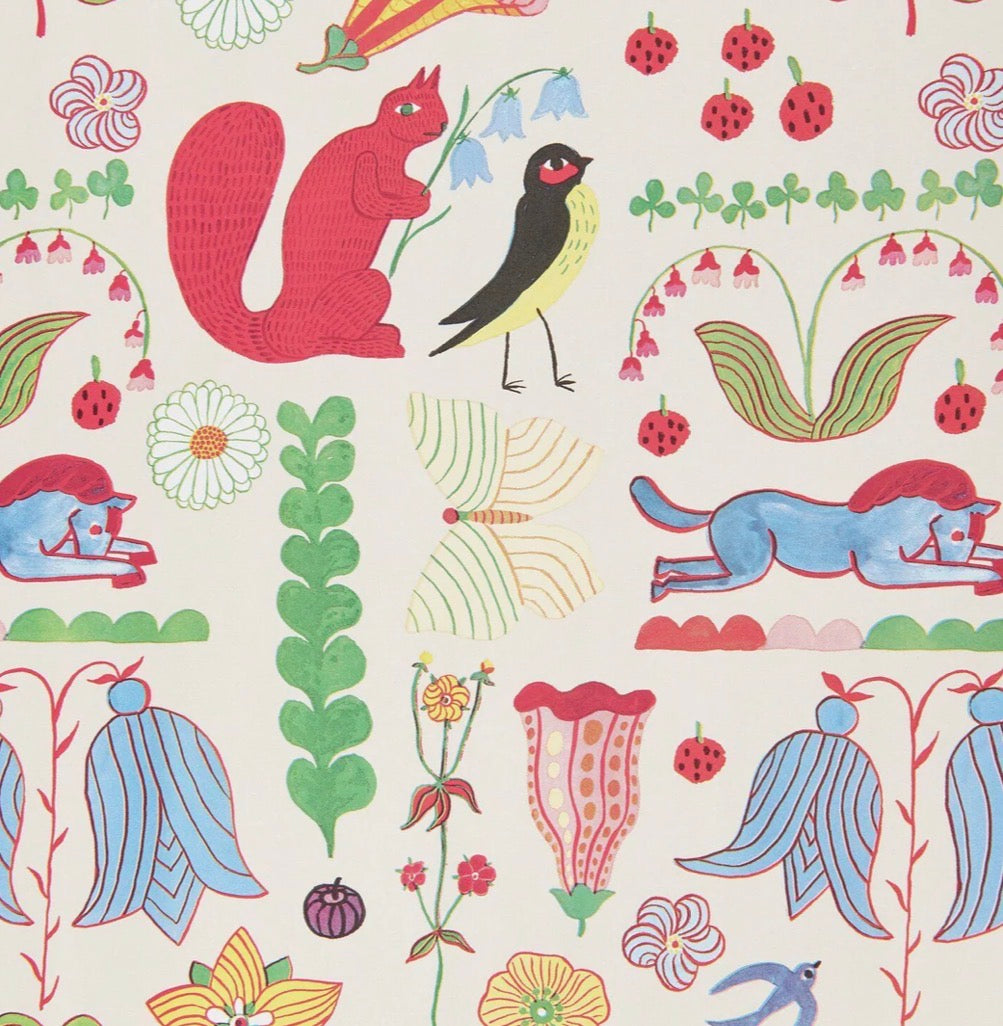 Midsomer Birds & Things - Wrapping Paper Roll