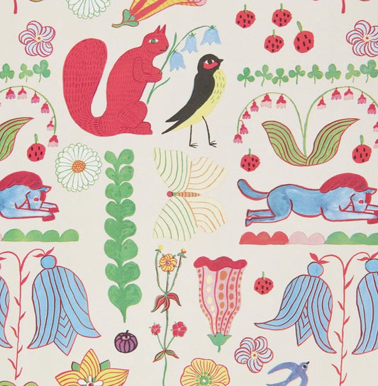 Midsomer Birds & Things - Wrapping Paper Roll