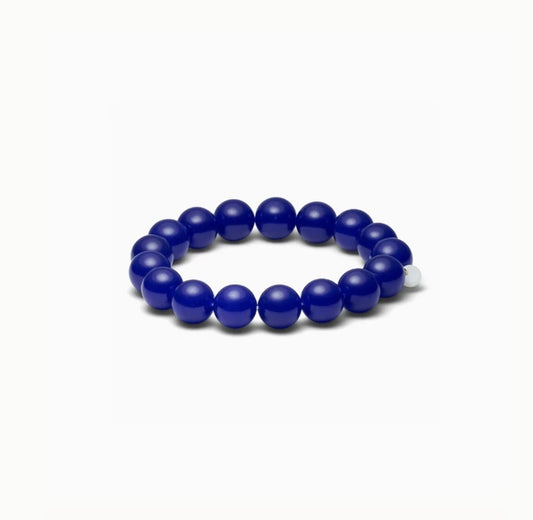 Chunky Beaded Bracelet - Lapis Lazuli