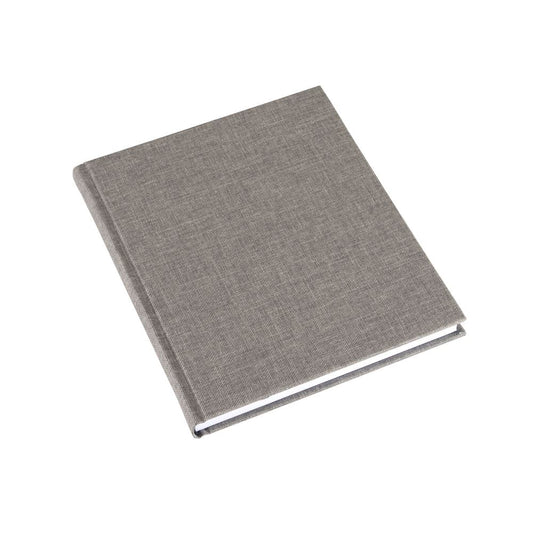 Pebble Grey Hardcover Notebook - 210 x 240mm