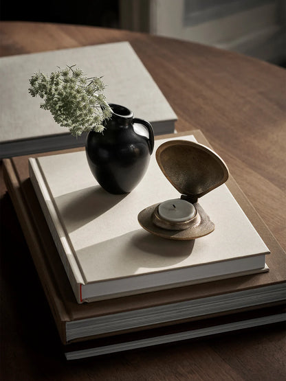 Brass Clam Tea-light Holder