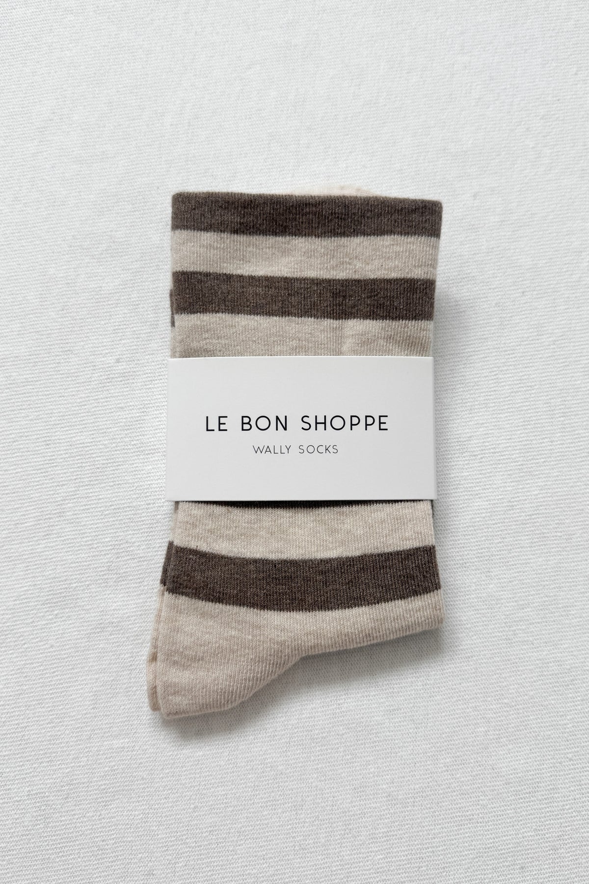 Wally Sock - Oatmeal / Brown