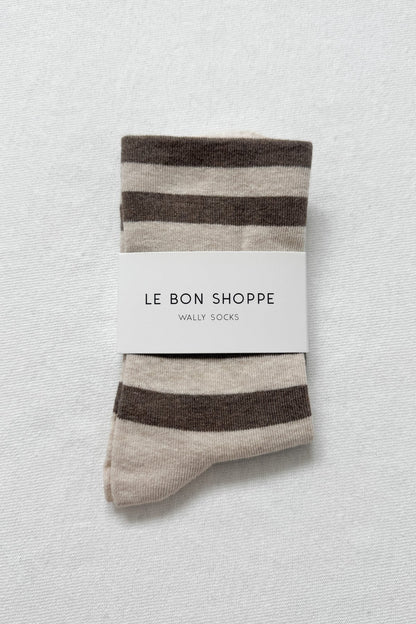 Wally Sock - Oatmeal / Brown