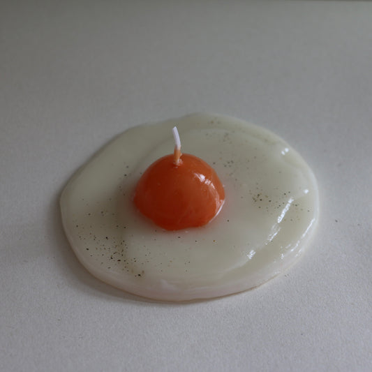 Fried Egg Wax Candle