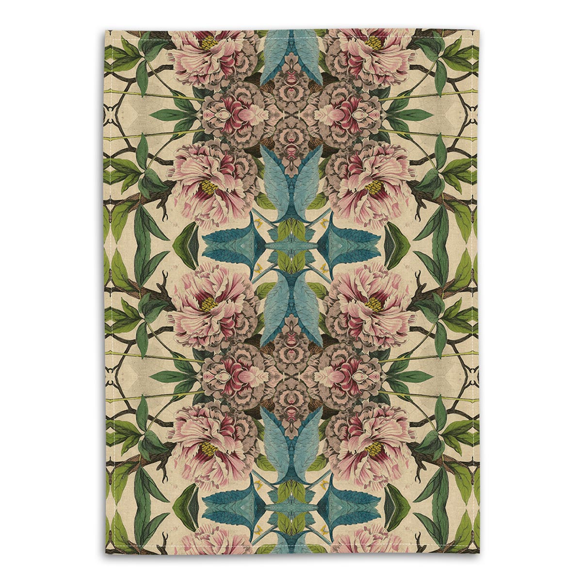 AVENIDA DECORATIVE TEA TOWELS - PEONIES