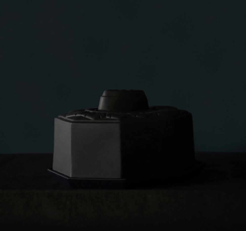 Digoin Butter Dish - Ink