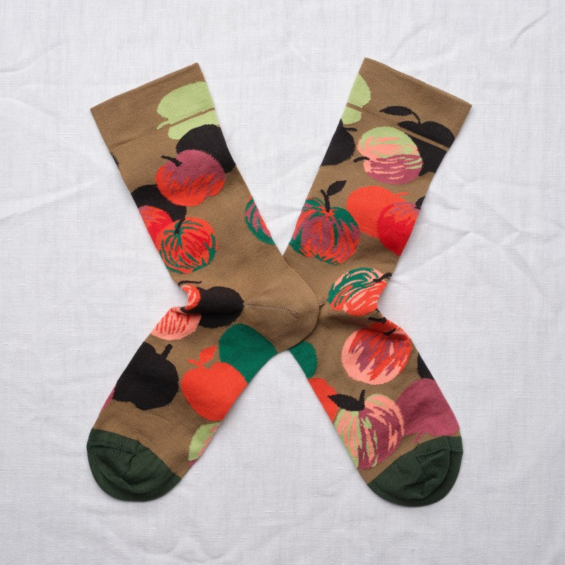 Olive Apple Socks