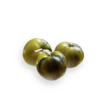 Zebra Tomato Candle - Set of Three