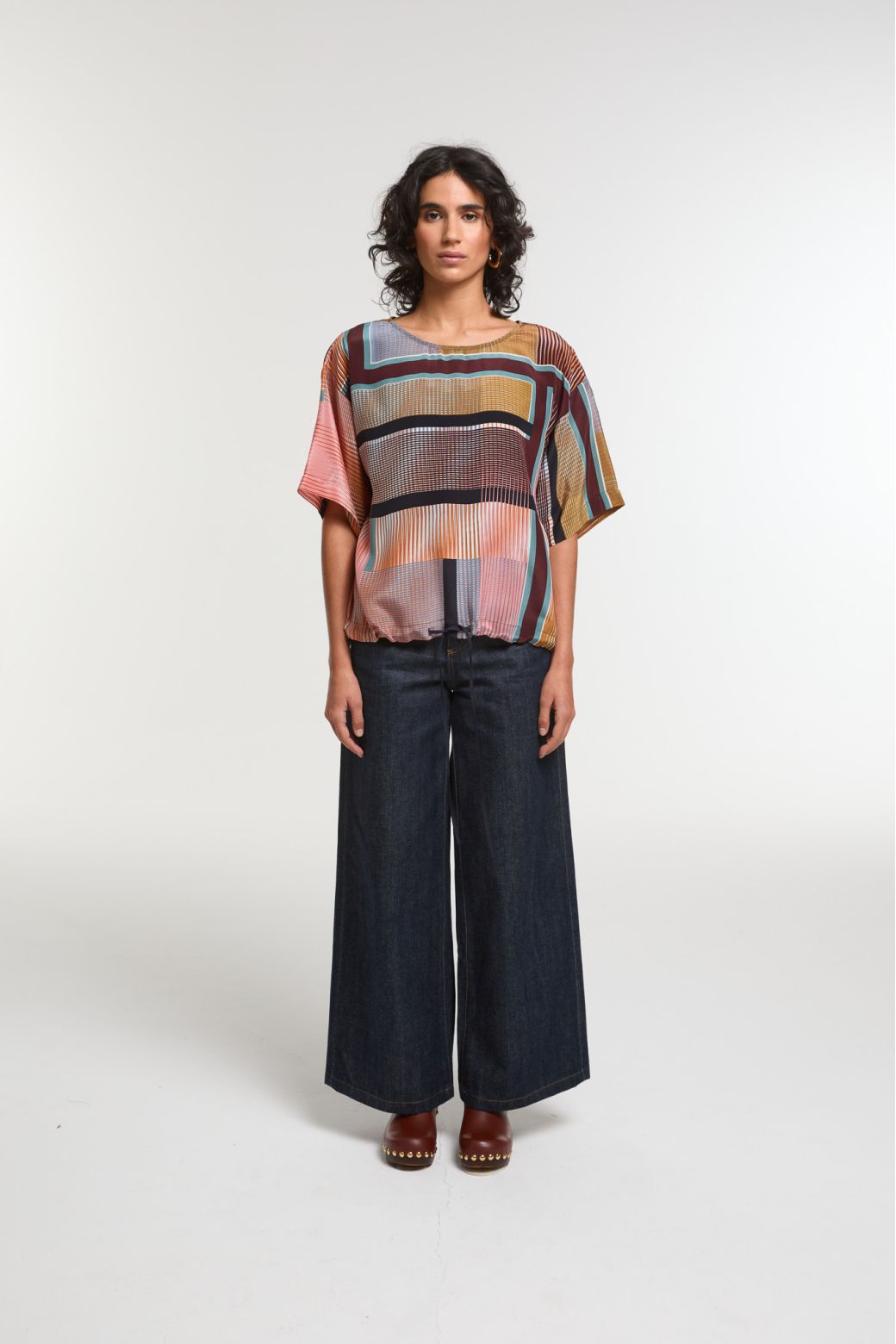 Livia Prisme Top - Night Blue