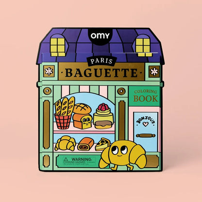 Colouring Book - French Baguette