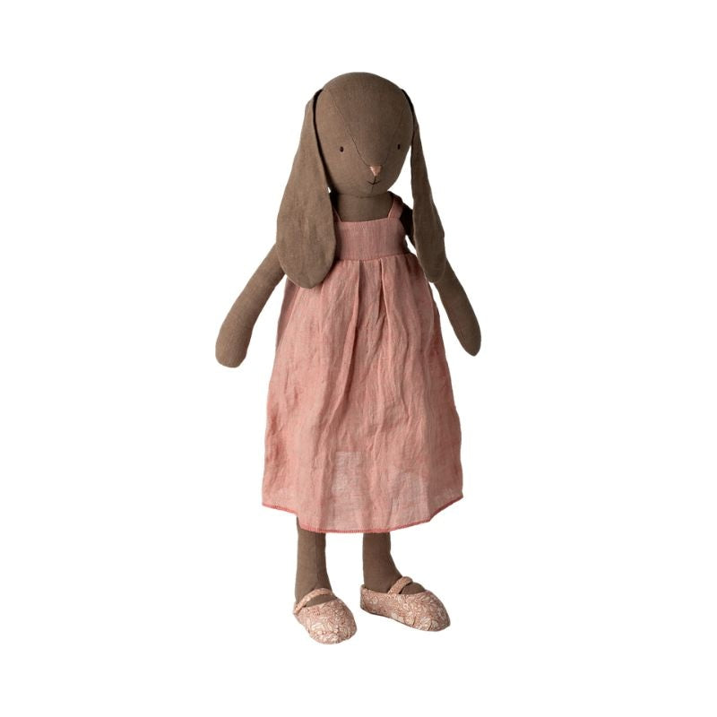 Bunny Size 4 - Brown in Check Dress and Shoes