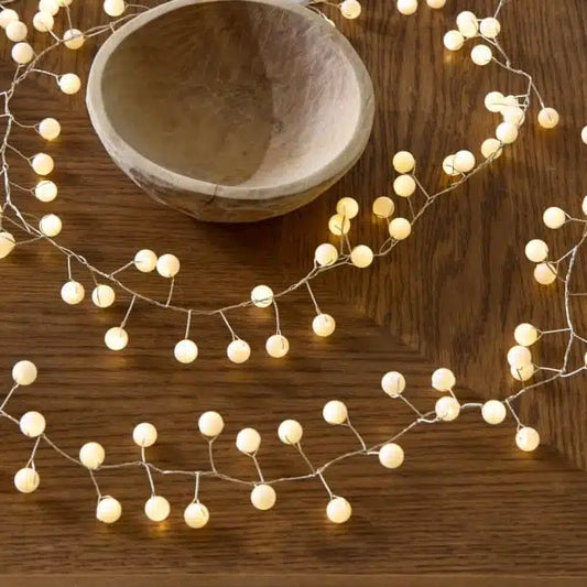 Snowberry Battery String Lights - 2 Meters