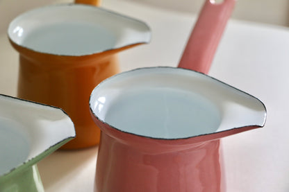 Enamel Milk Pan - Mint Green