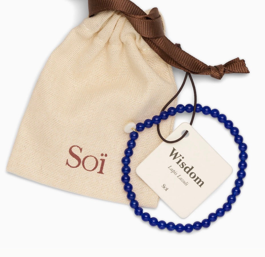 Petite Beaded Bracelet - Lapis Lazuli