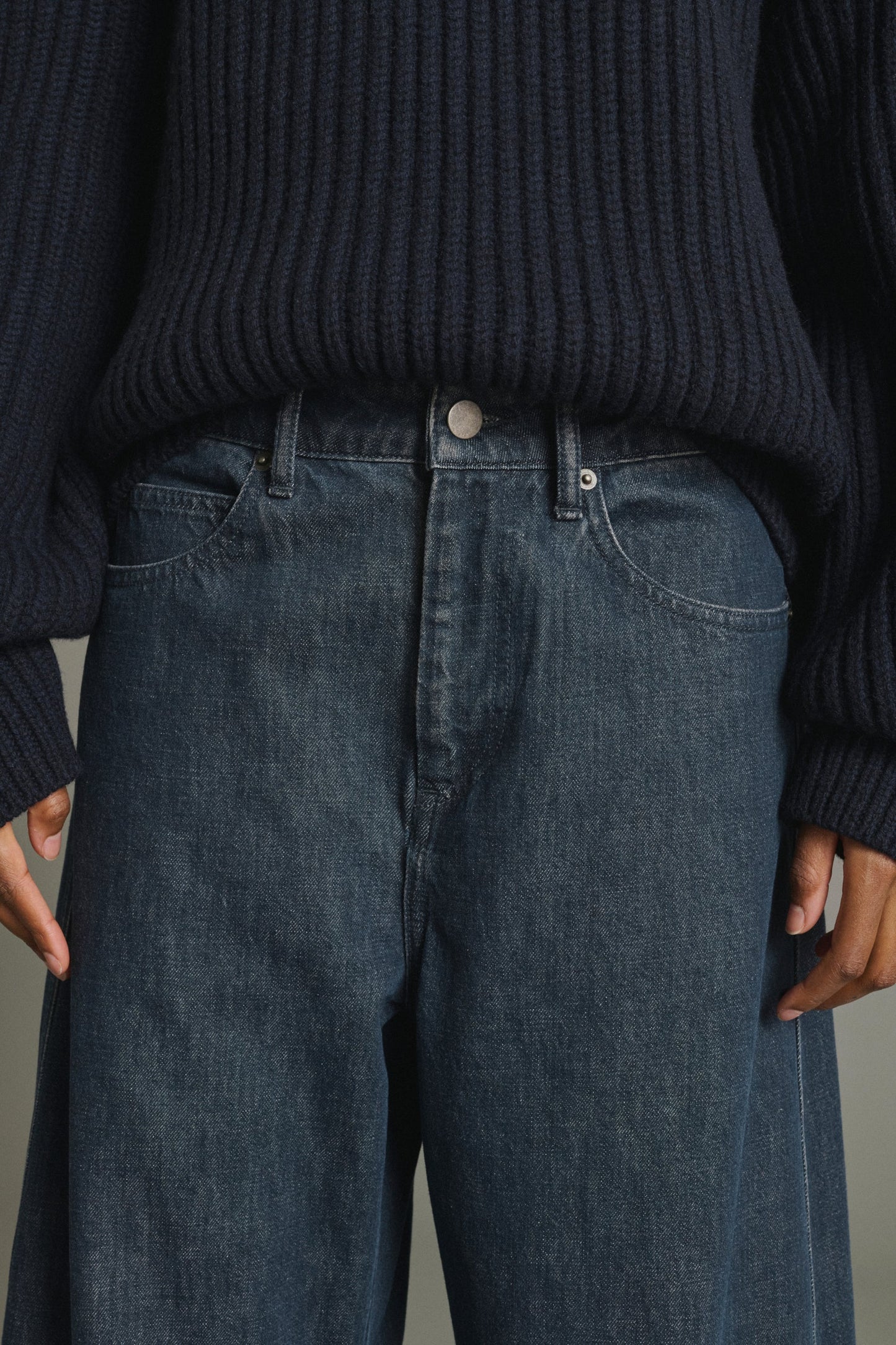 Gaspard Pant - Blue/Grey