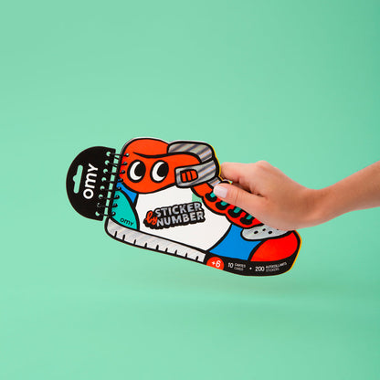 Sticker by Number Book - Street
