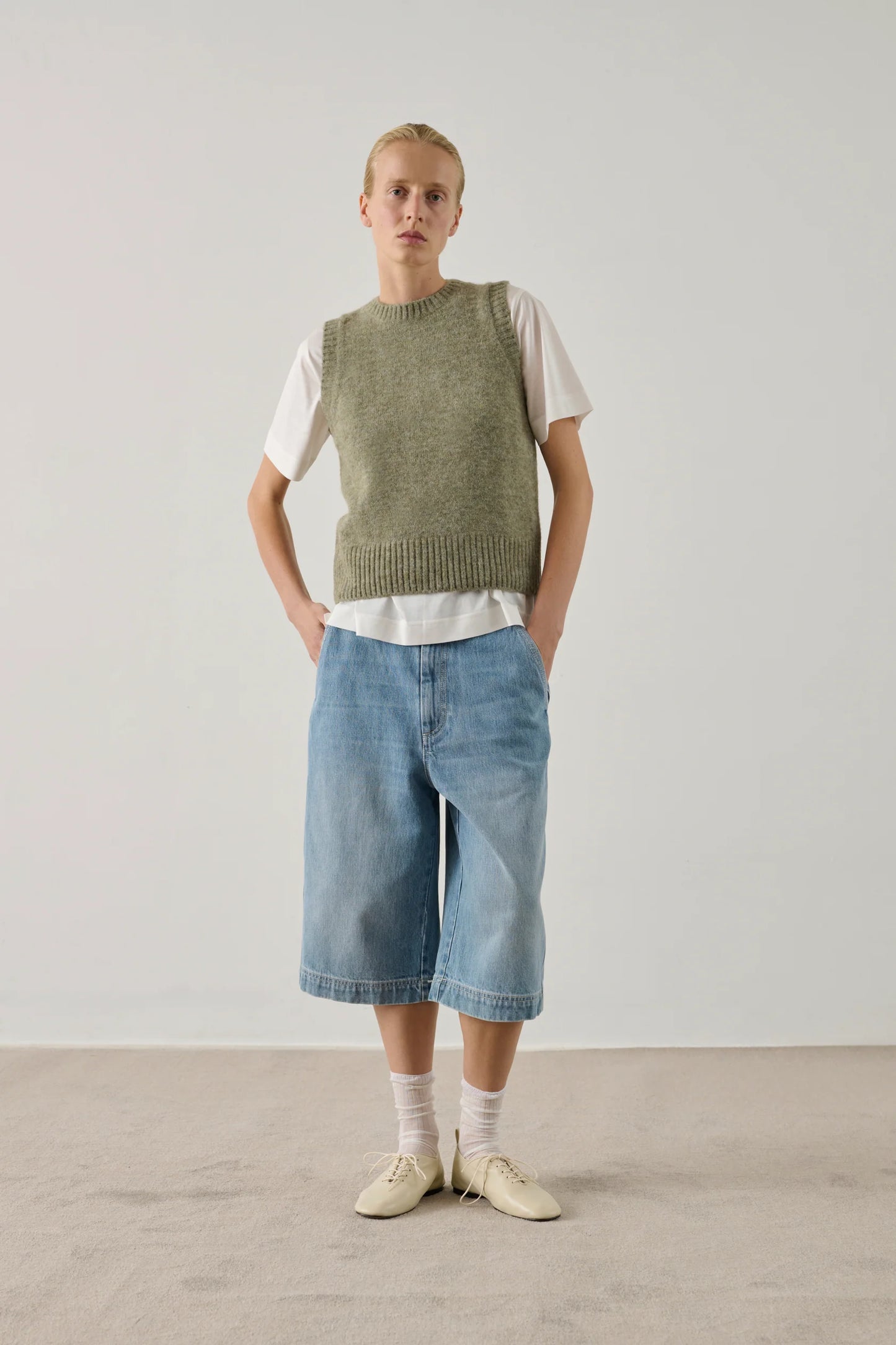 Namaste Sleeveless Pullover - Vert D’eau