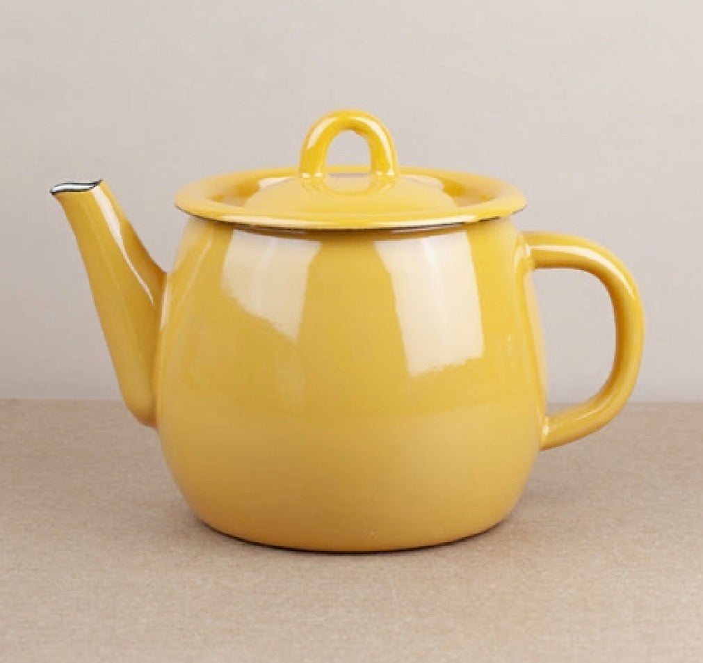 Enamel teapot